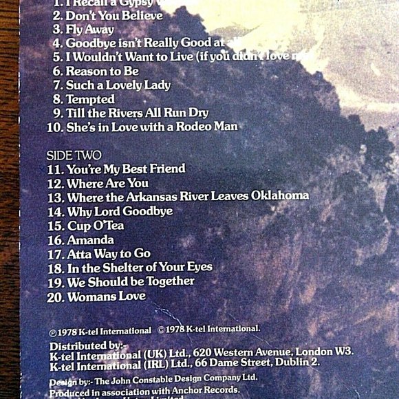 Vinyl Record Don Williams Image1978 Country Album Original Player K-Tel UK LP - Picture 8 of 16